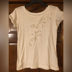 Abercrombie Kids Girls’ L Floral Patterned Short Sleeve Shirt